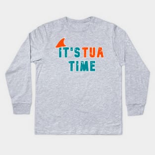 It's Tua Time Kids Long Sleeve T-Shirt